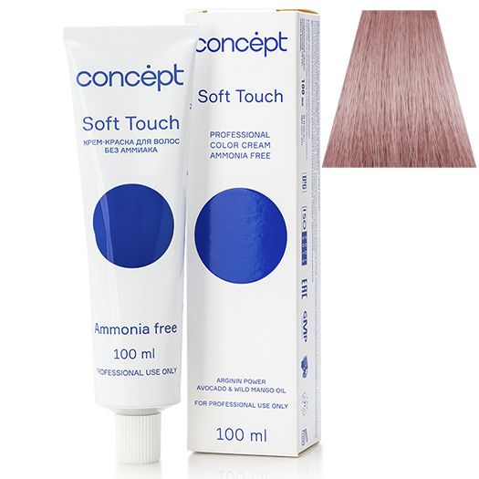 Cream-color for hair without ammonia 9.588 very light blond pink-pearl Soft Touch Concept 100 ml